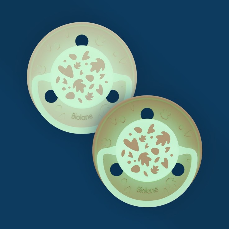 Sucettes rondes Nuit - 0 à 6 mois