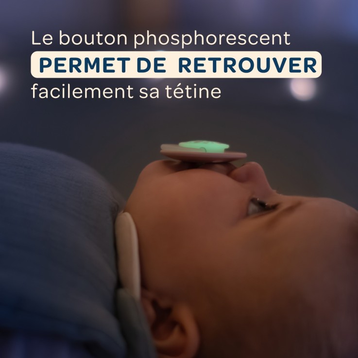 Sucettes rondes Nuit - 0 à 6 mois