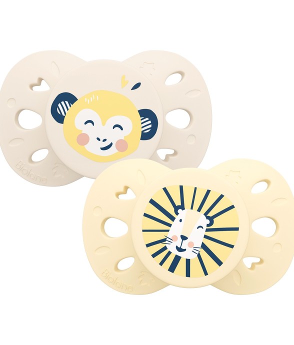 Sucette anatomique blanc et...