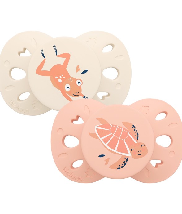 Sucette anatomique blanc et...