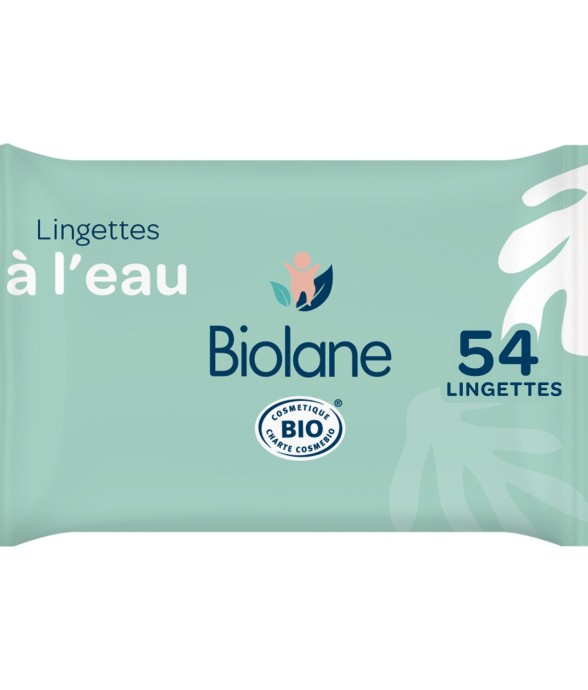 Lingettes à l'eau...