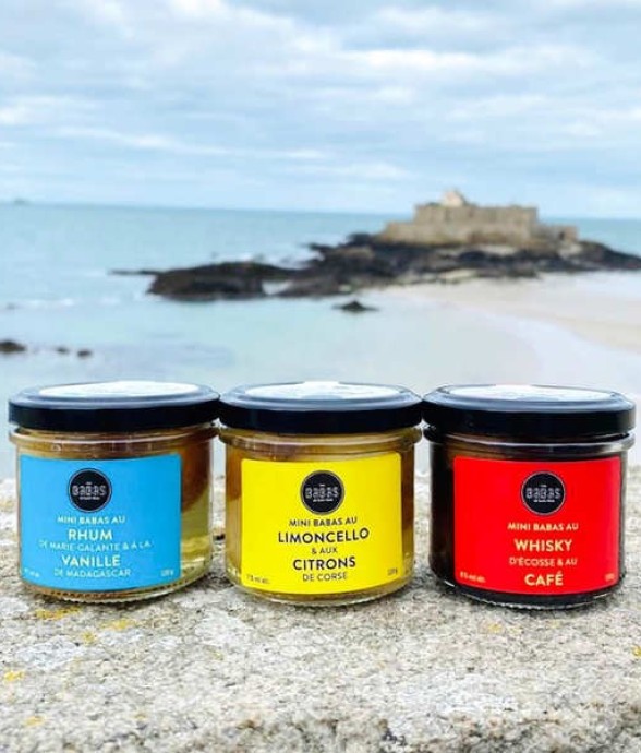 Trio de mini-babas : Rhum...