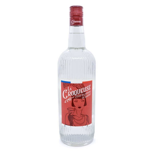 Crème de pomme (Manzana) - La Croqueuse 15% - Bouteille de 1L