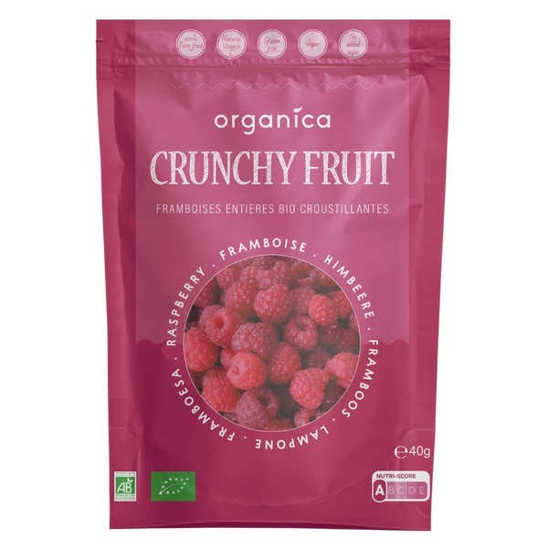Crunchy Fruit - Framboise lyophilisée bio - Sachet de 12g