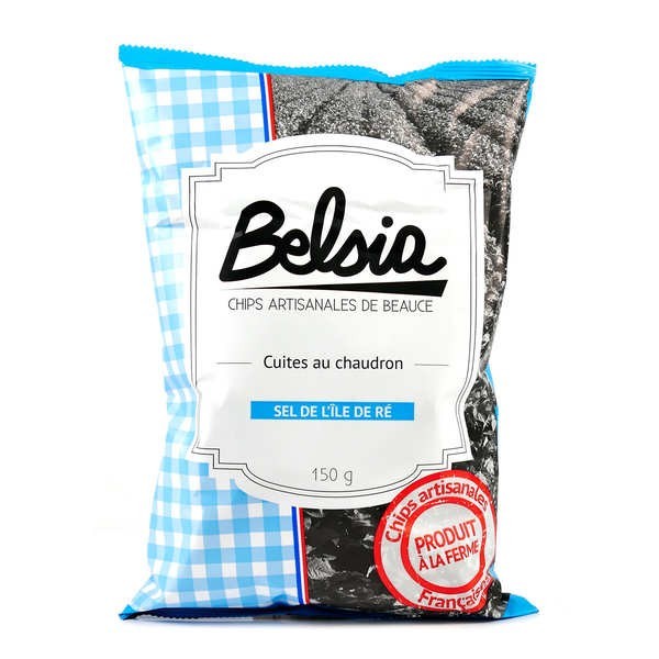 Chips artisanales de Beauce au sel de l'Île de Ré - Sachet de 150g