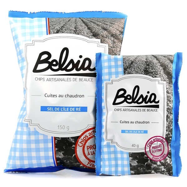 Chips artisanales de Beauce au sel de l'Île de Ré - Sachet de 150g