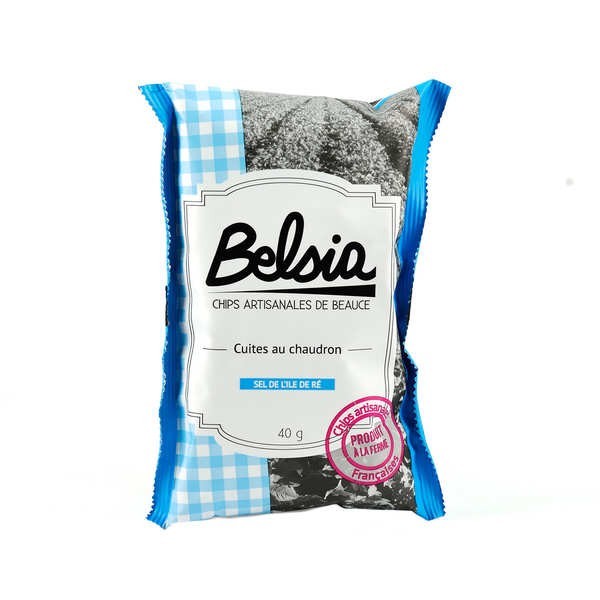 Chips artisanales de Beauce au sel de l'Île de Ré - Sachet de 150g