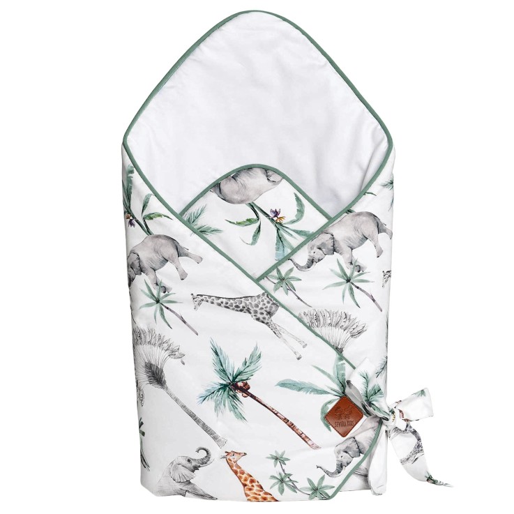 Gigoteuse d'emmaillotage en coton, Safari