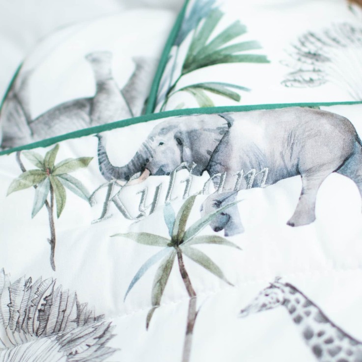 Gigoteuse d'emmaillotage en coton, Safari