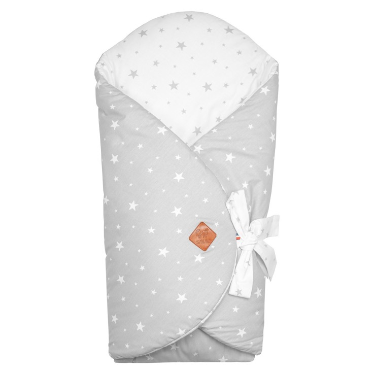 Gigoteuse d'emmaillotage évolutive en coton, STELLA