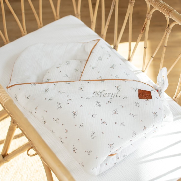 Gigoteuse d'emmaillotage en gaze de coton, Melody