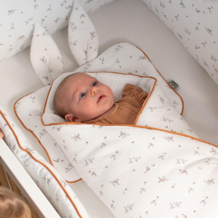 Gigoteuse d'emmaillotage en gaze de coton, Melody