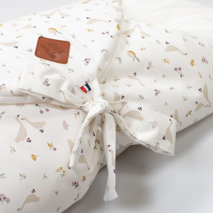 Gigoteuse d'emmaillotage évolutive en coton, Sidonia