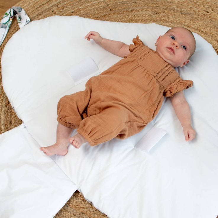 Gigoteuse d'emmaillotage évolutive en coton, Safari