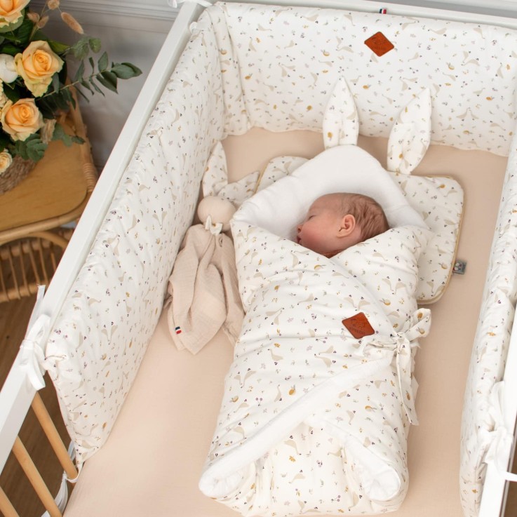 Gigoteuse d'emmaillotage en coton, Sidonia