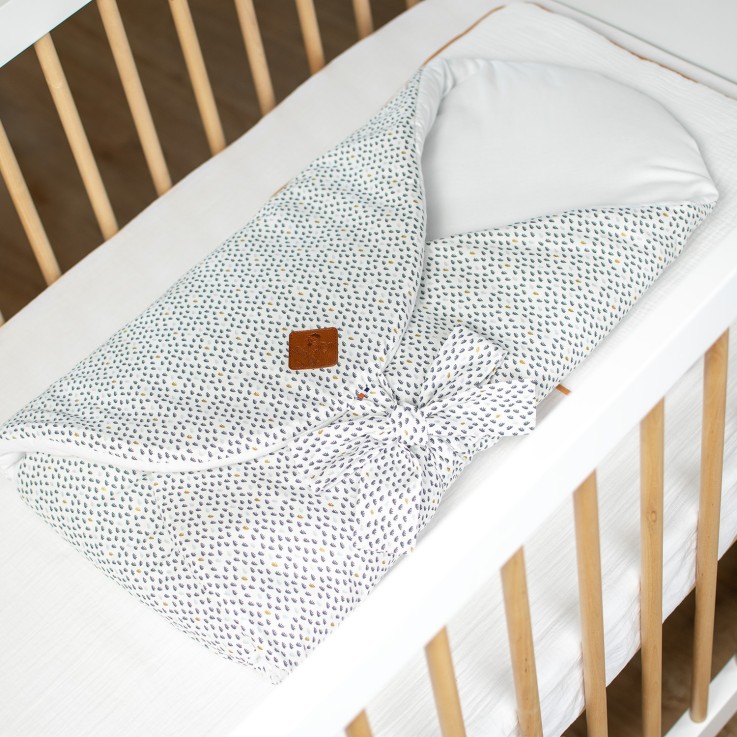 Gigoteuse d'emmaillotage évolutive en coton, Lior