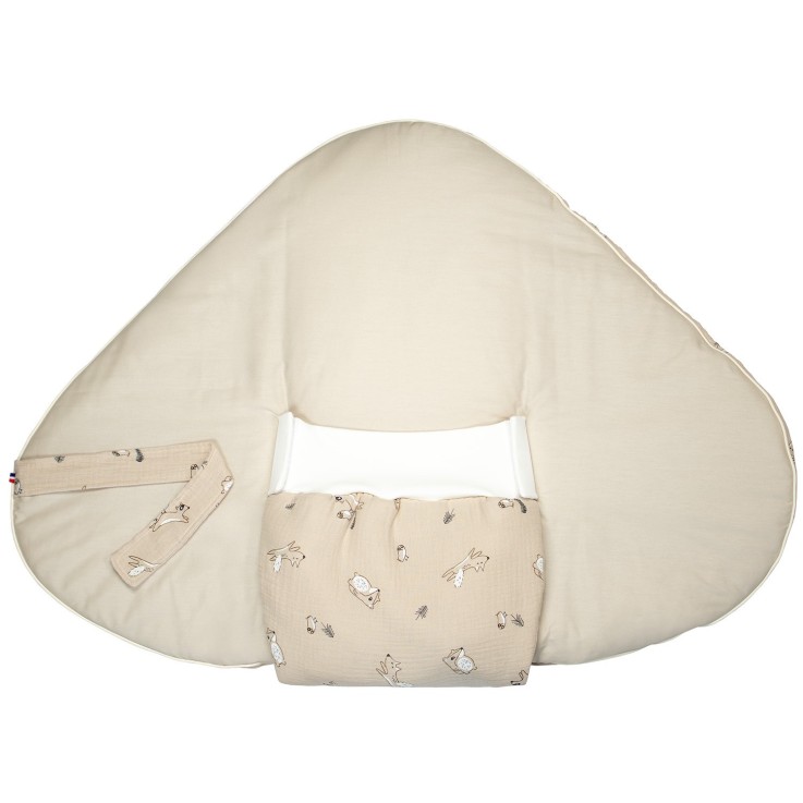 Gigoteuse d'emmaillotage évolutive en gaze de coton, Eden