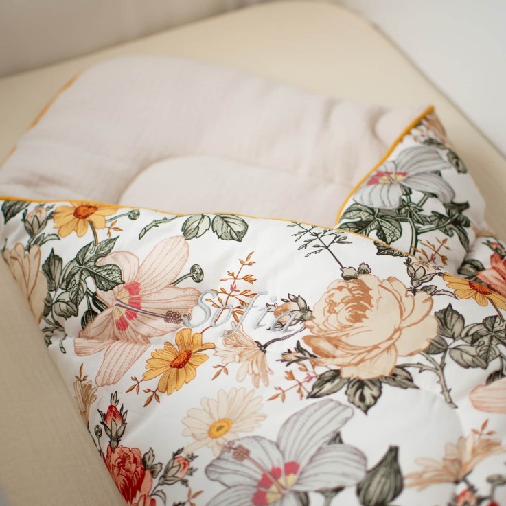 Gigoteuse d'emmaillotage molletonnée en coton, Néo Vintage