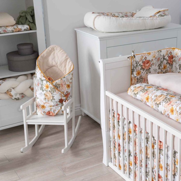 Gigoteuse d'emmaillotage molletonnée en coton, Néo Vintage