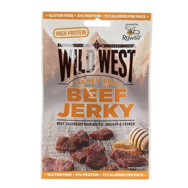 Beef Jerky au miel et barbecue - Viande de bœuf séchée  - Sachet de 25g