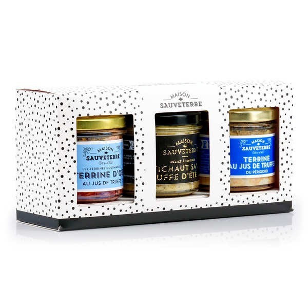 Assortiment de 3 produits gourmet à la truffe - Lot de 3 verrines