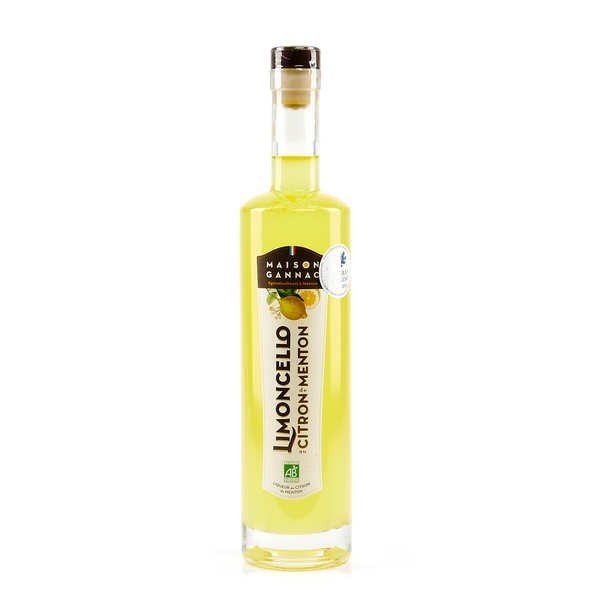 Limoncello bio au citron de Menton IGP 28% - Bouteille de 50cl
