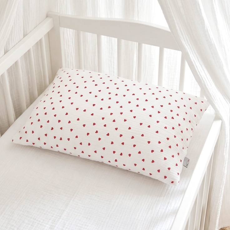 Taie d'oreiller en gaze de coton réversible, Lovio