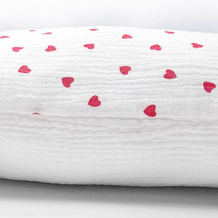 Taie d'oreiller en gaze de coton réversible, Lovio