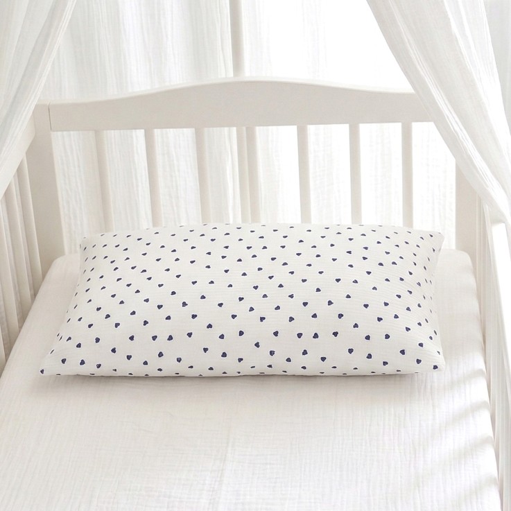 Taie d'oreiller en gaze de coton réversible, Lovio