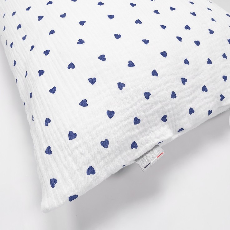 Taie d'oreiller en gaze de coton réversible, Lovio