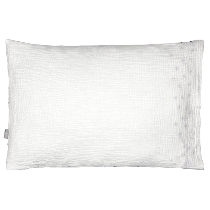 Taie d'oreiller en gaze de coton réversible, Lovio