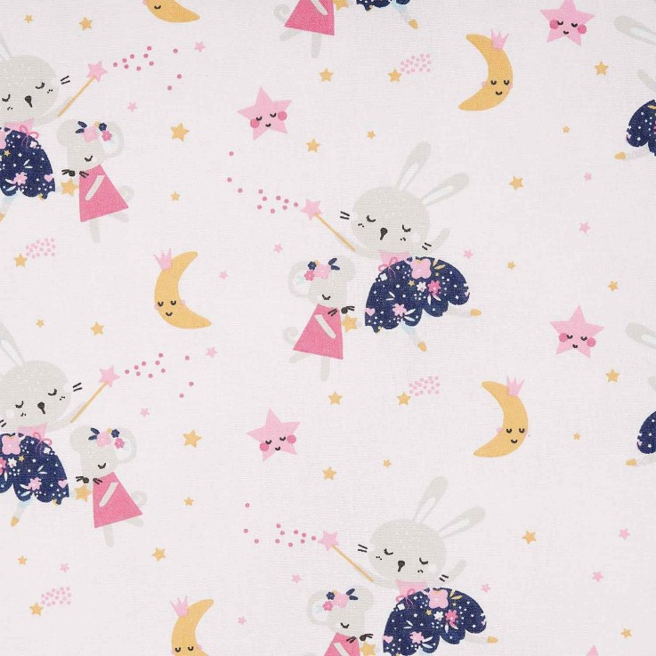 Taies de coussin pour tour de lit modulable en coton, FAIRY FLORE