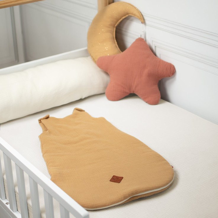 Gigoteuse sans manches en gaze de coton, Jeanne