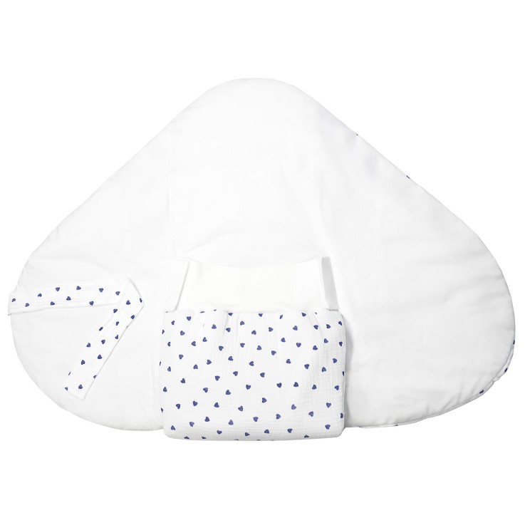 Gigoteuse d'emmaillotage évolutive en gaze de coton Lovio