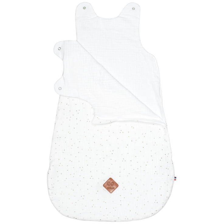 Gigoteuse été TOG 0,5 en gaze de coton, Jeanne