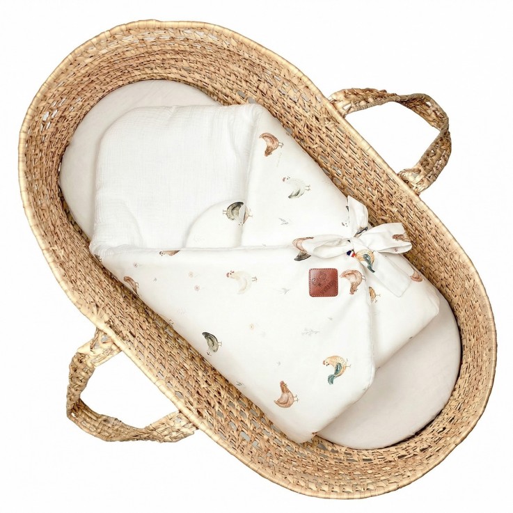 Gigoteuse d'emmaillotage en coton, GALLINA