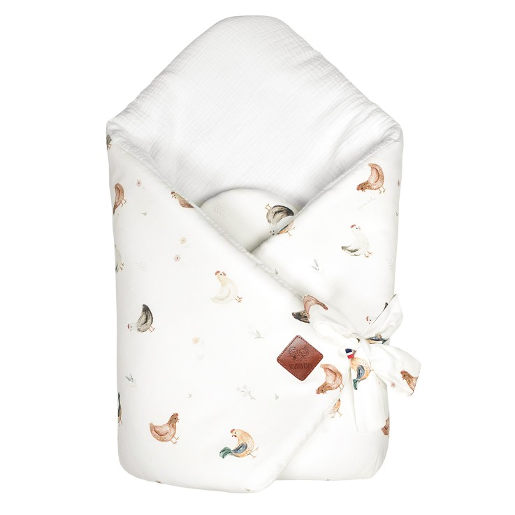 Gigoteuse d'emmaillotage en coton, GALLINA