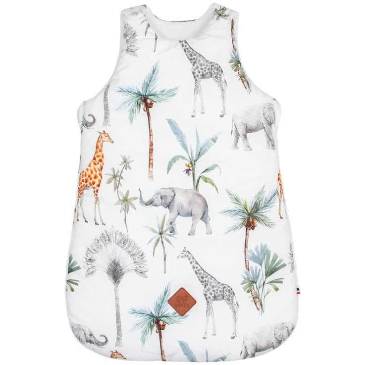 Gigoteuse sans manches TOG 2 satin de coton, Safari