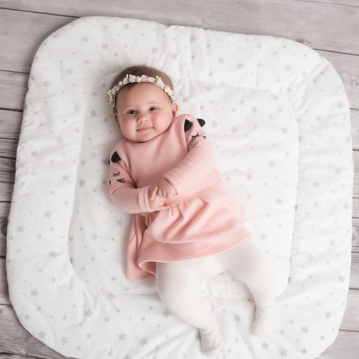 Gigoteuse d'emmaillotage minky en coton, STELLA Gris