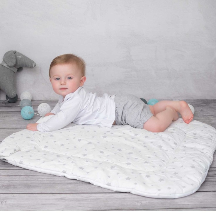 Gigoteuse d'emmaillotage minky en coton, STELLA Gris