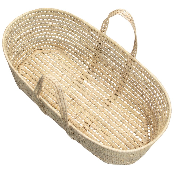 Couffin panier moise en fibres naturelles