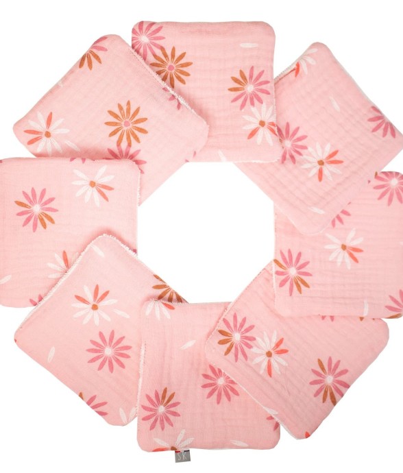 Lingettes bébé lavables 8...