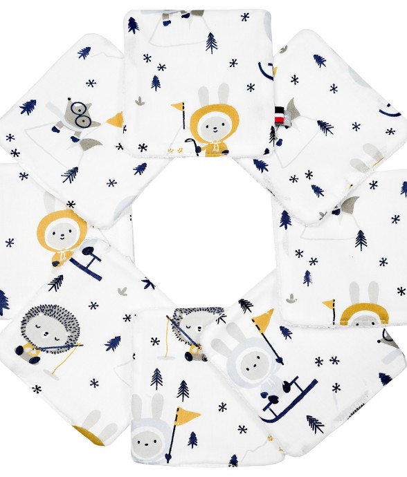 Lingettes bébé lavables 8...