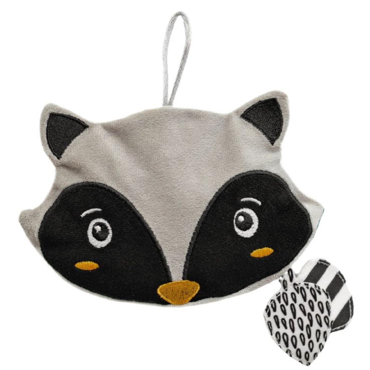 Doudou bouillotte chaud et froid avec noyaux de cerise, Raton