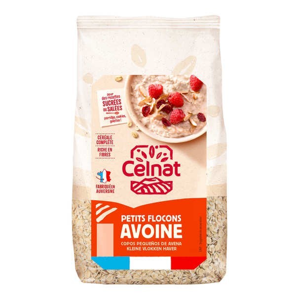 Petits flocons d'avoine bio - Sachet de 500g