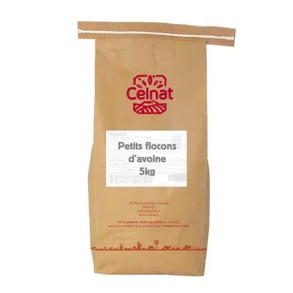 Petits flocons d'avoine bio - Sachet de 500g