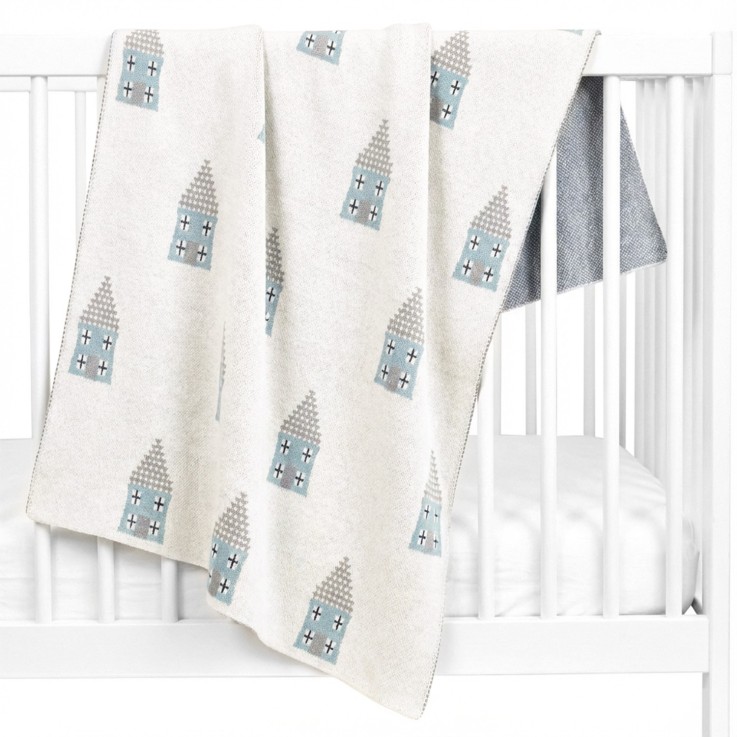 Couverture en coton bio Gots, MAISONS