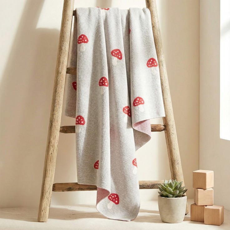 Couverture en coton bio, CHAMPI