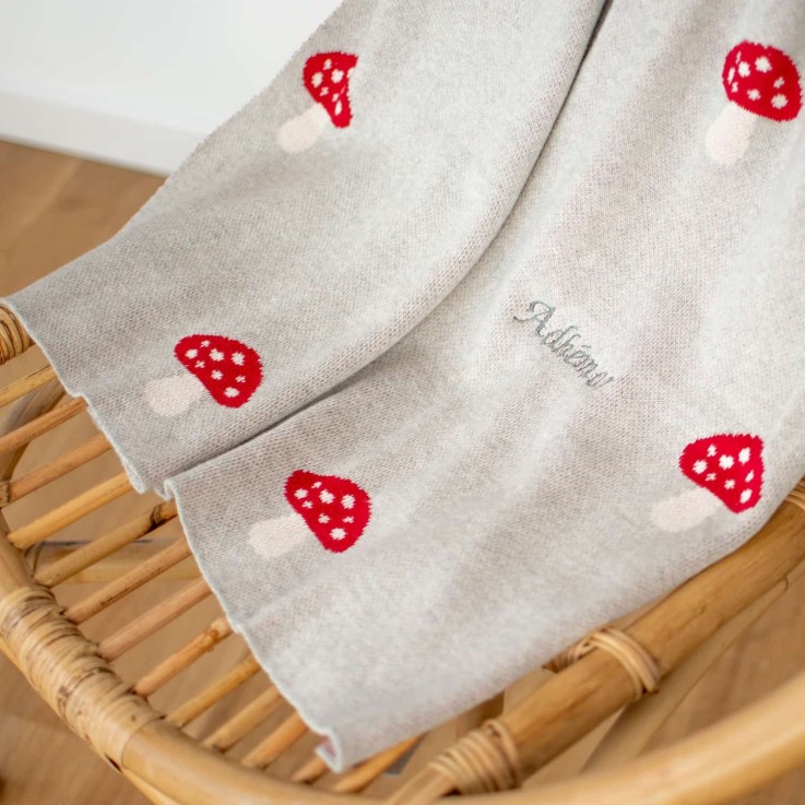 Couverture en coton bio, CHAMPI