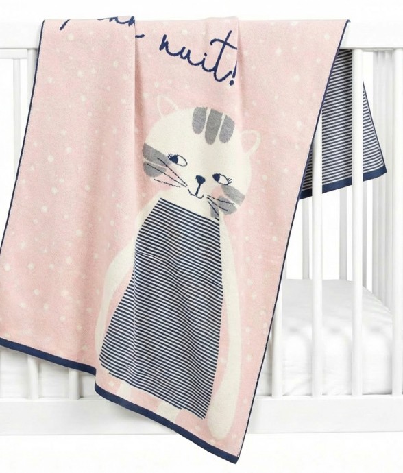 Couverture en coton bio...